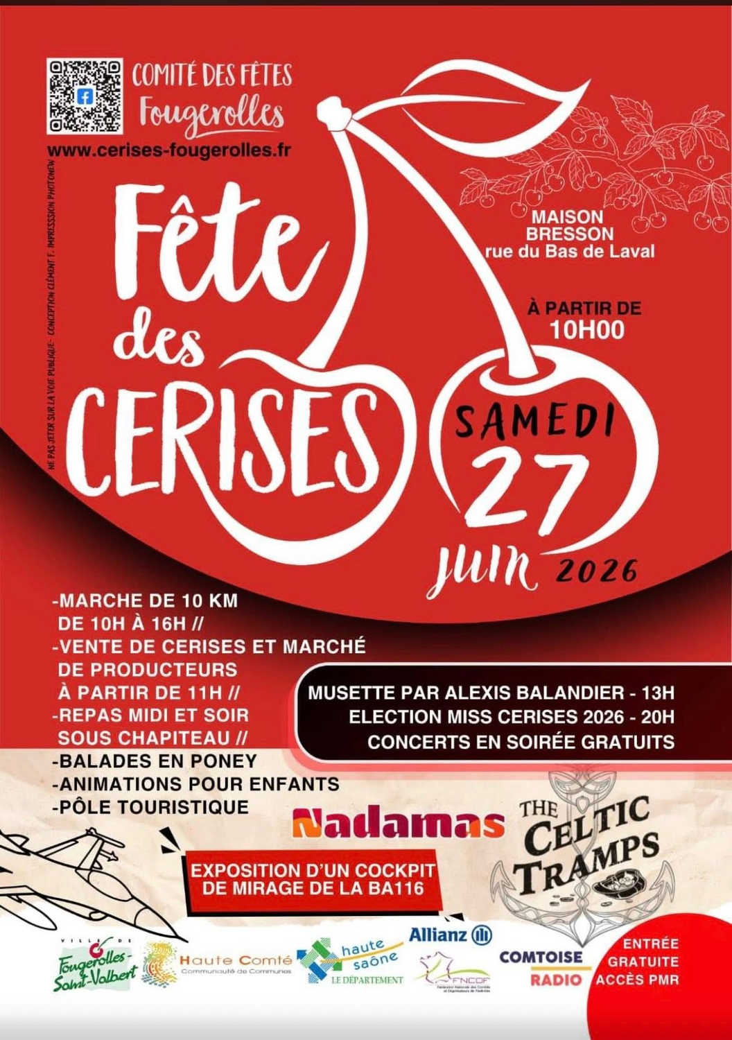 Les cerises de Fougerolles en fête