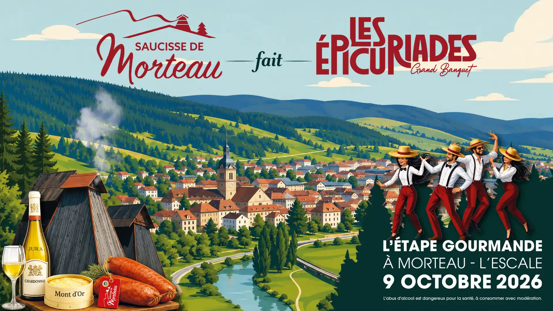 La saucisse de Morteau fait Les Epicuriades