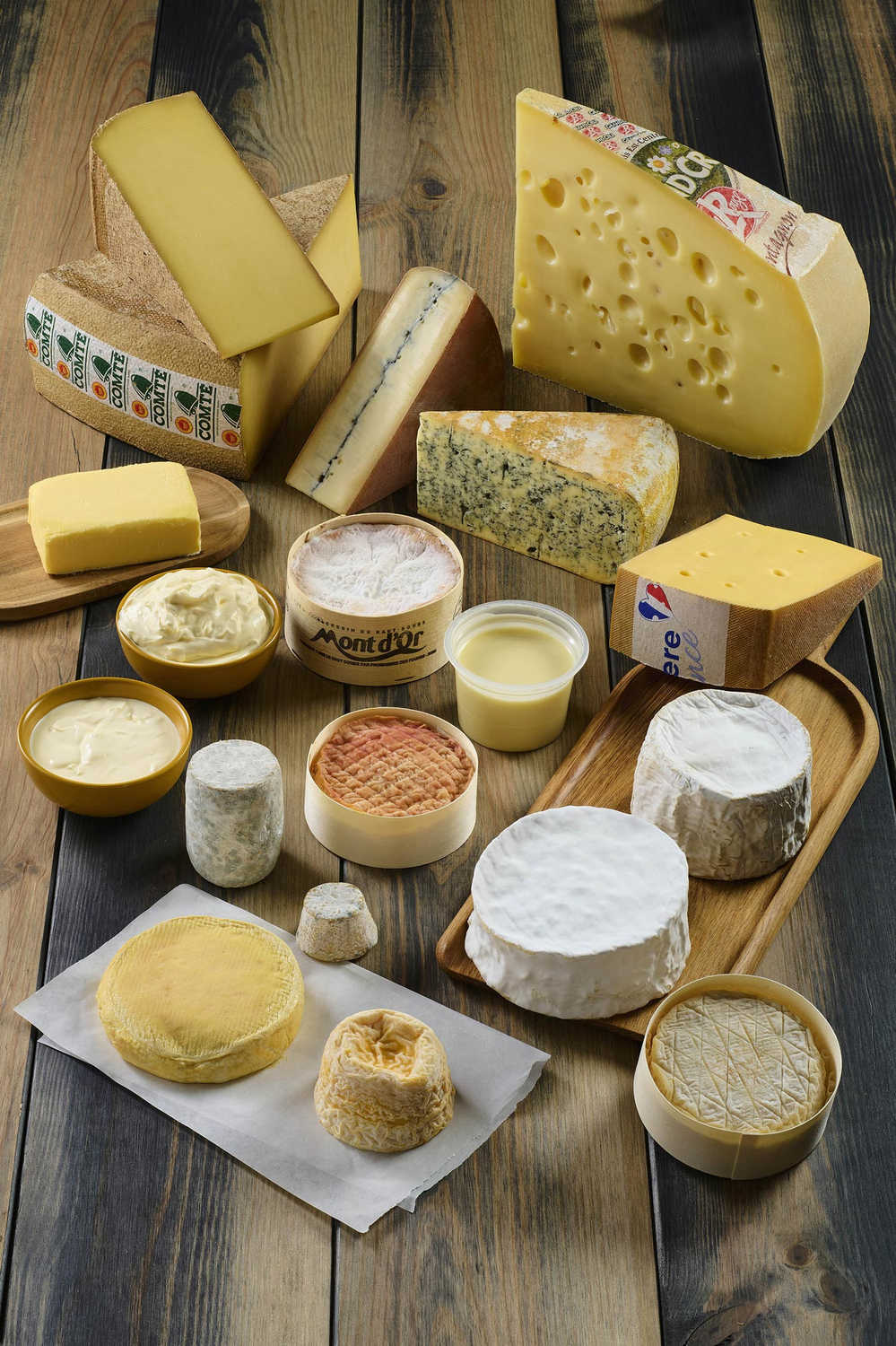 Découvrez les fromages & produits laitiers