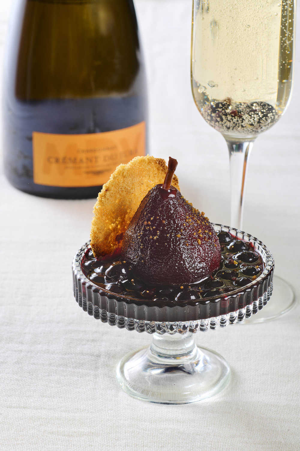 Poire au cassis  