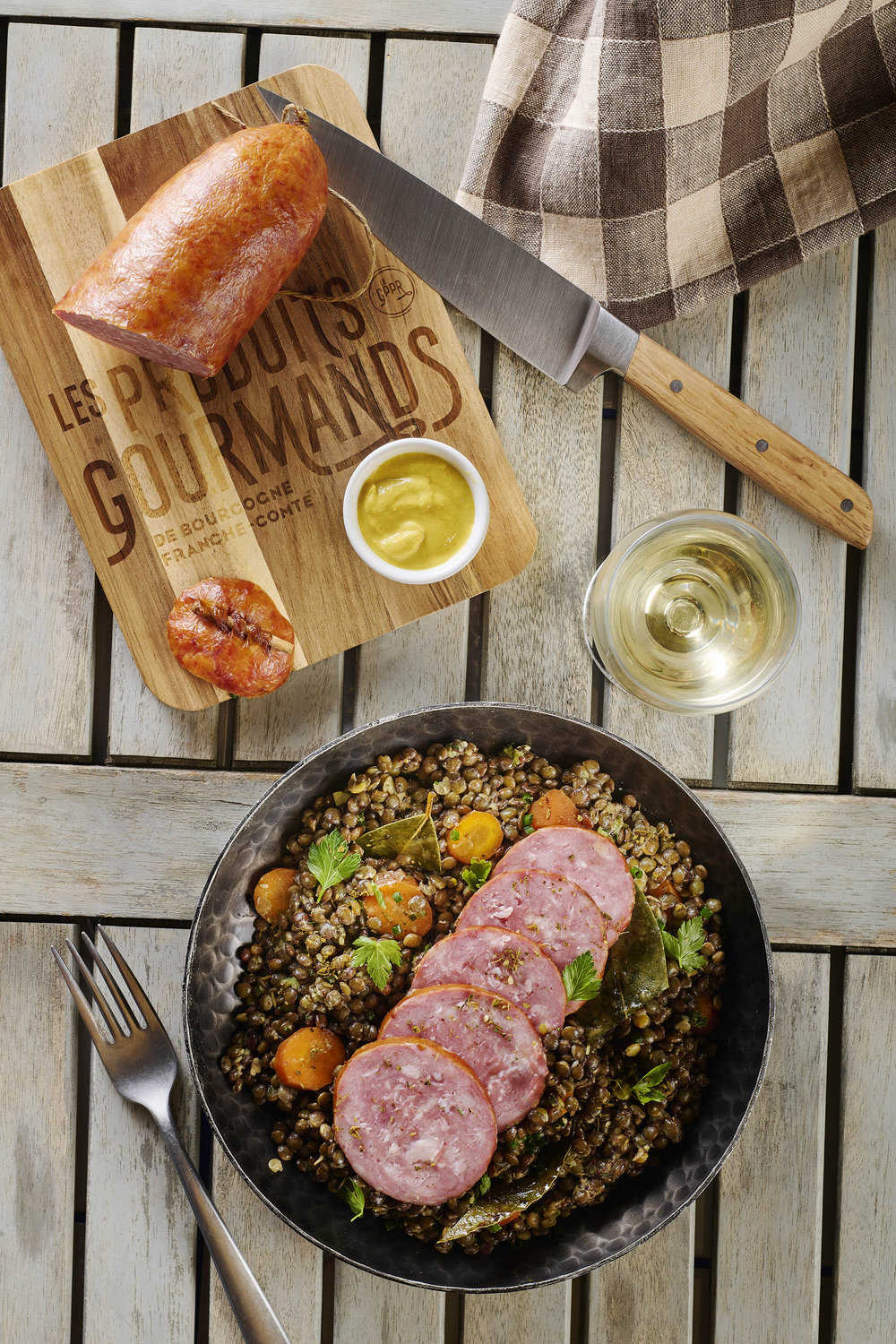 Saucisse de Morteau & lentilles