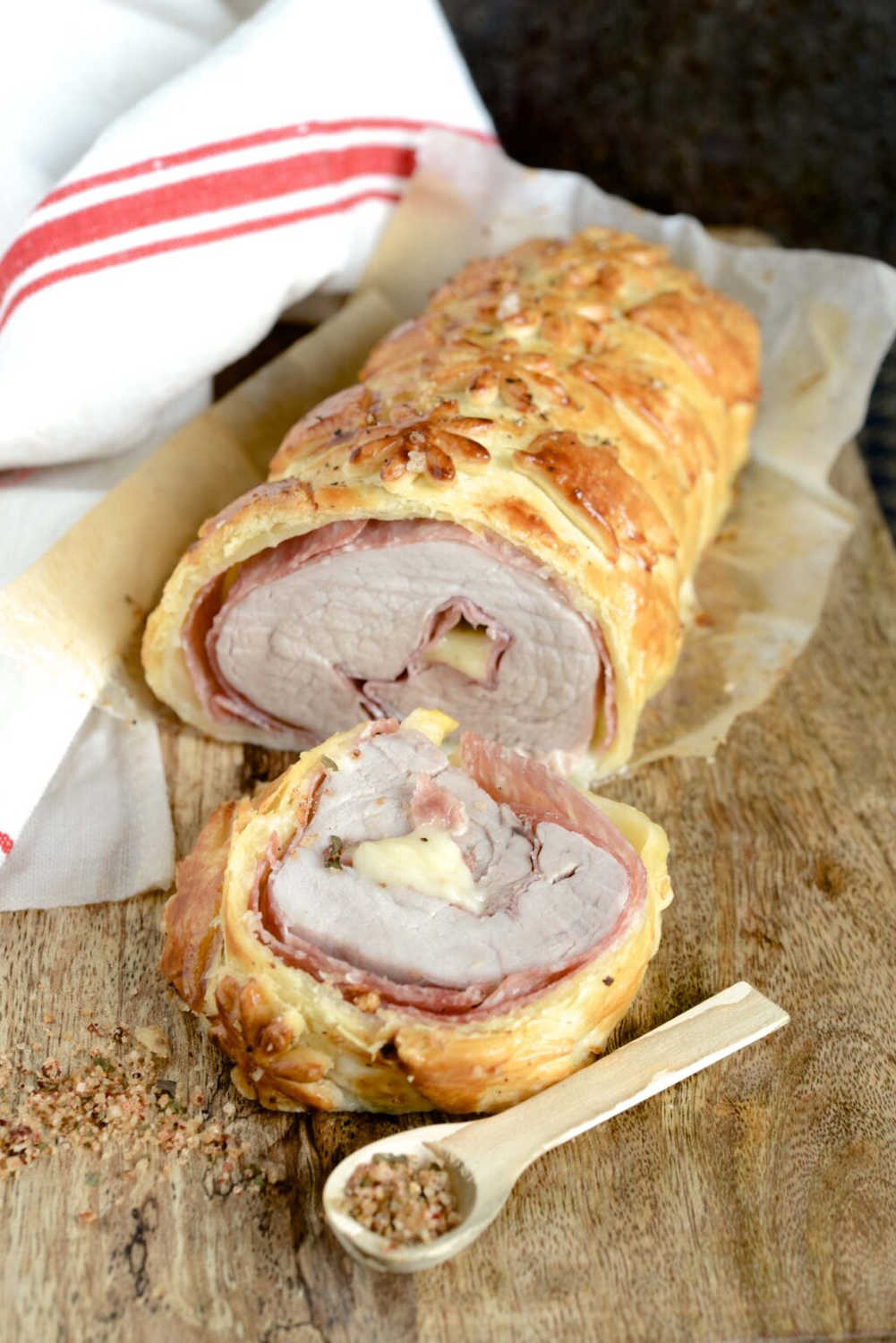 Filet mignon en croûte farci au Gruyère de France 